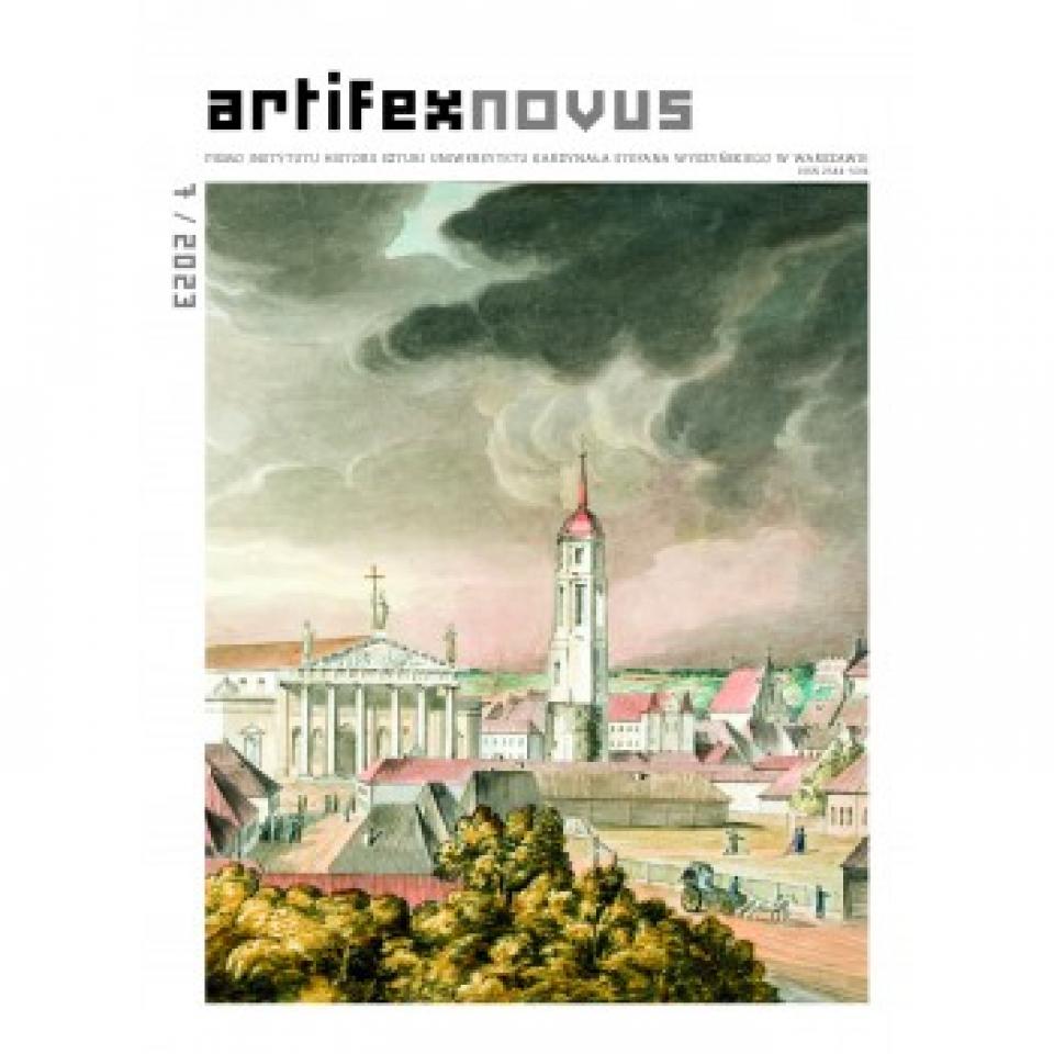 "Artifexnovus, nr. 7. Theme Issue: Vilnius and the Grand Duchy of Lithuania", 2023 m.